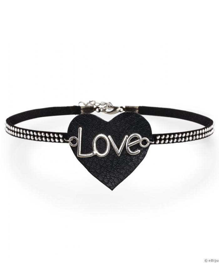 Choker típusú 'Dark Love' nyakék