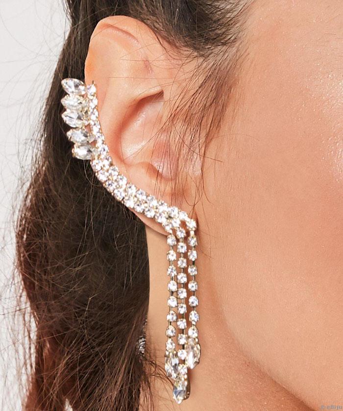 'Hermes' ear cuff fülbevaló