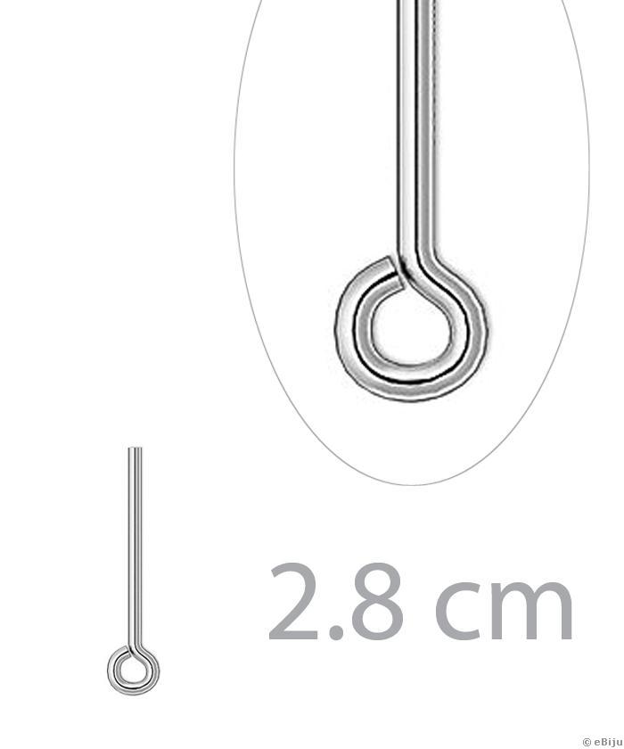 Hurkos szerelőpálca, ezüstszínű, 2.8 cm