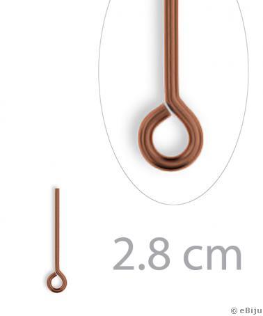 Hurkos szerelőpálca, réz színű, 2.8 cm