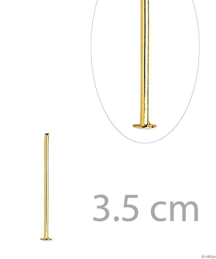 Talpas szerelőpálca, aranyszínű, 3.5 cm