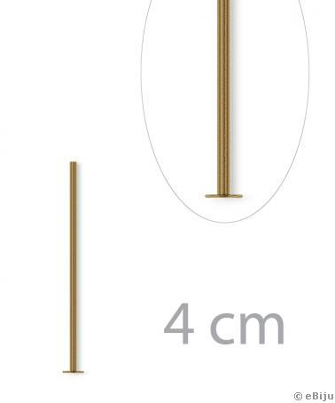 Talpas szerelőpálca, bronz színű, 4 cm