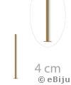 Talpas szerelőpálca, bronz színű, 4 cm