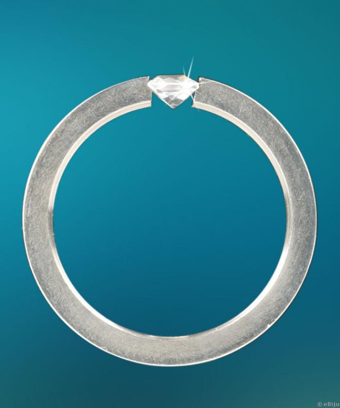 Arany és ezüst színű uniszex gyűrű (méret: 18 mm)