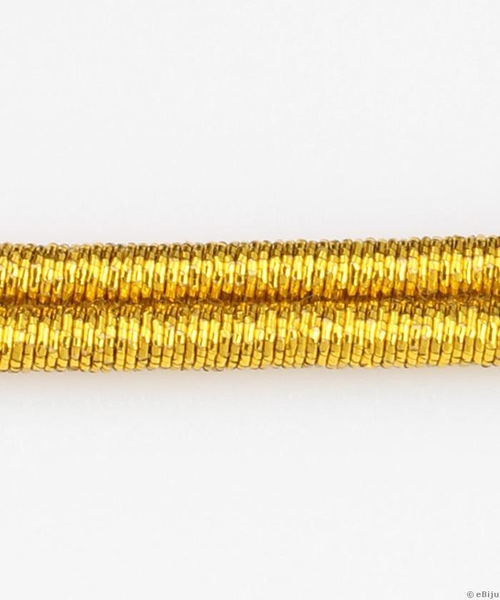 Aranyszínű lamé szálas henger, 0.4 cm