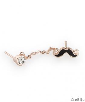 Cute Moustache dupla fülbevaló