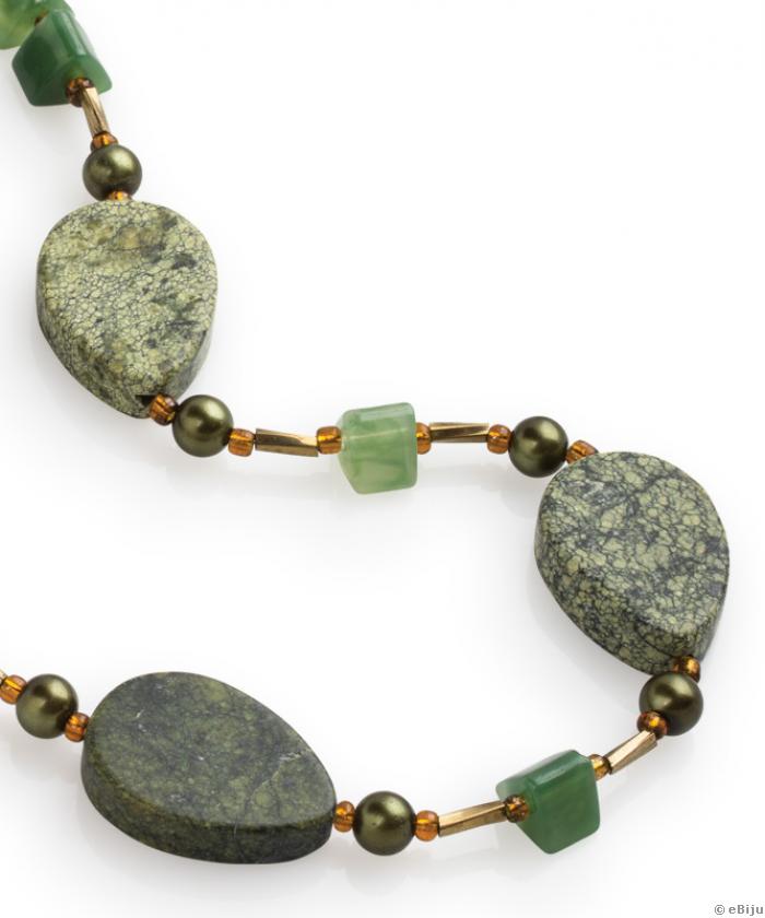 "Green Jasper" nyakék