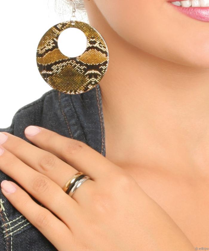 Három darabból álló uniszex gyűrű (méret 17 mm)