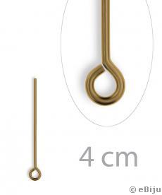 Hurkos szerelőpálca, bronz színű, 4 cm