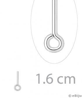 Hurkos szerelőpálca, világos ezüstszínű, 1.6 cm