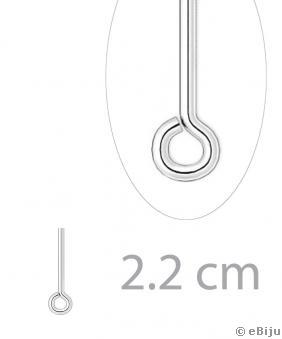Hurkos szerelőpálca, világos ezüstszínű, 2.2 cm