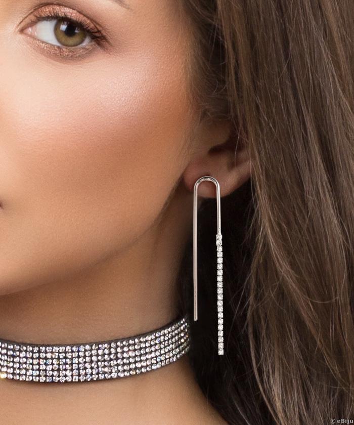 Minimalista fülbevaló, fordított 