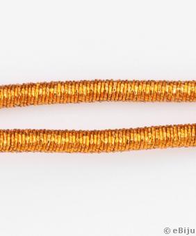 Réz színű lamé szálas henger, 0.4 cm