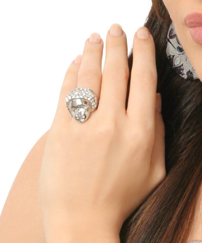 Strasszos "görög nő" gyűrű