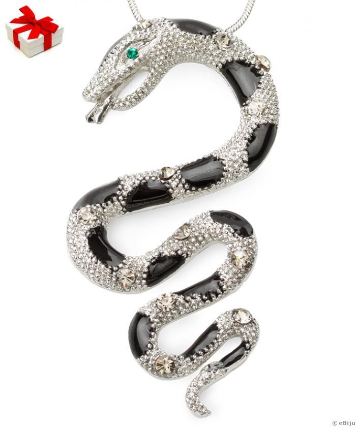 Swarovski kígyós nyakék és fülbevaló szett