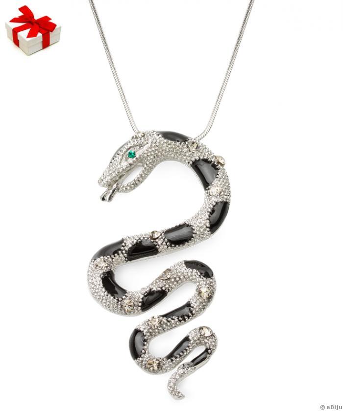 Swarovski kígyós nyakék és fülbevaló szett