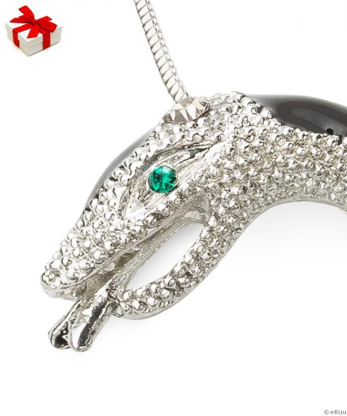 Swarovski kígyós nyakék és fülbevaló szett