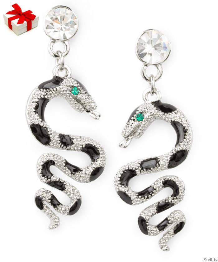 Swarovski kígyós nyakék és fülbevaló szett