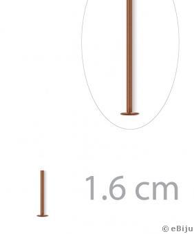 Talpas szerelőpálca, réz színű, 1.6 cm