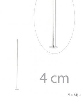 Talpas szerelőpálca, világos ezüstszínű, 4 cm