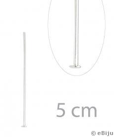 Talpas szerelőpálca, világos ezüstszínű, 5 cm