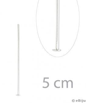 Talpas szerelőpálca, világos ezüstszínű, 5 cm