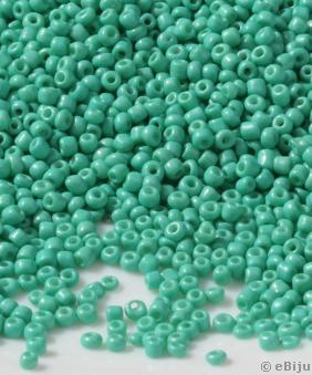 Türkiz kásagyöngyök, telt szín, 0.2 cm