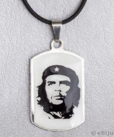 Uniszex Che Guevara medál nemesacélból, természetbarát bőrön