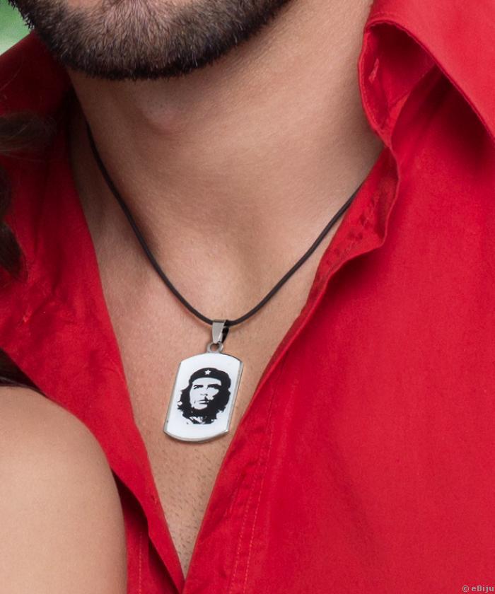 Uniszex Che Guevara medál nemesacélból, természetbarát bőrön